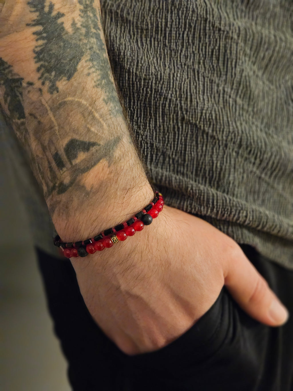 Men's Bracelet mini Red