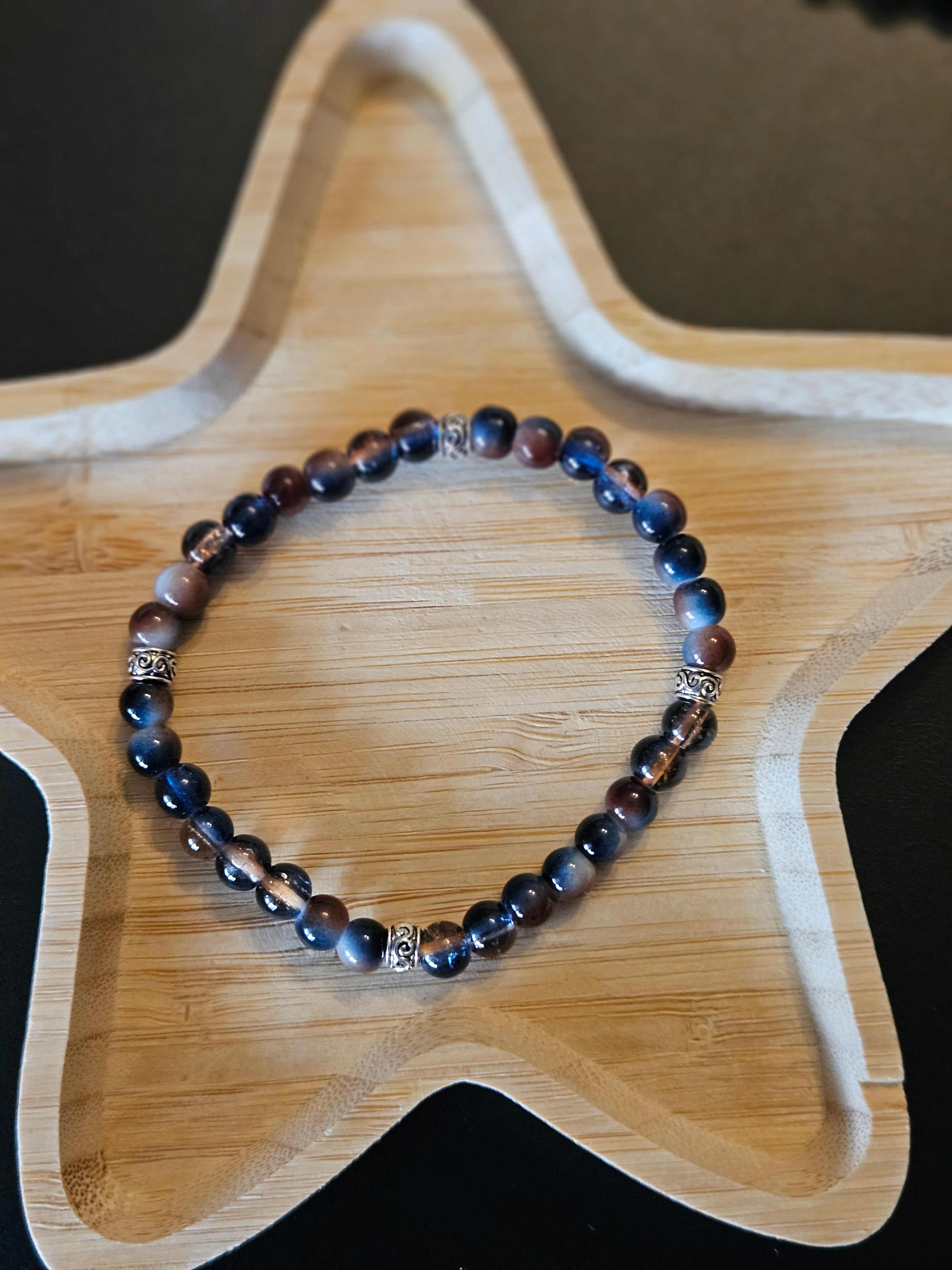 Men's Bracelet elegant brown