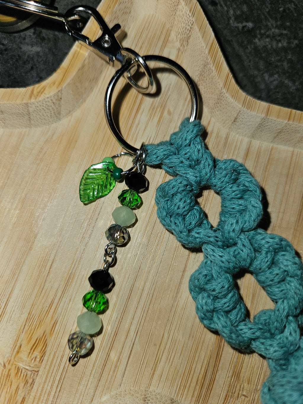 Keychain leaf