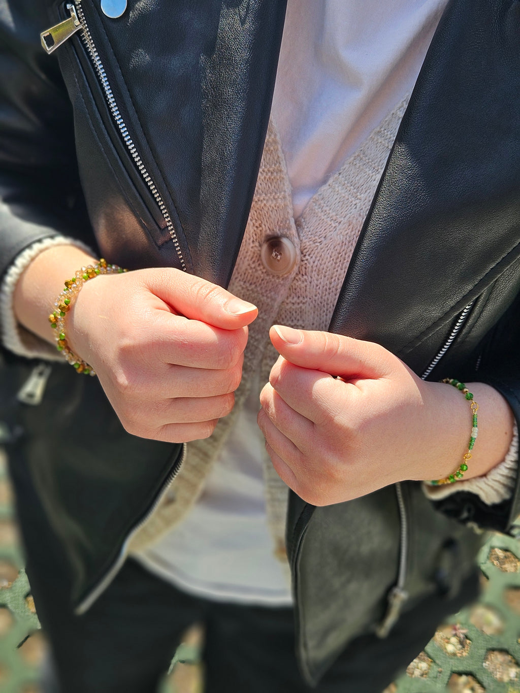 Green golden Bracelet