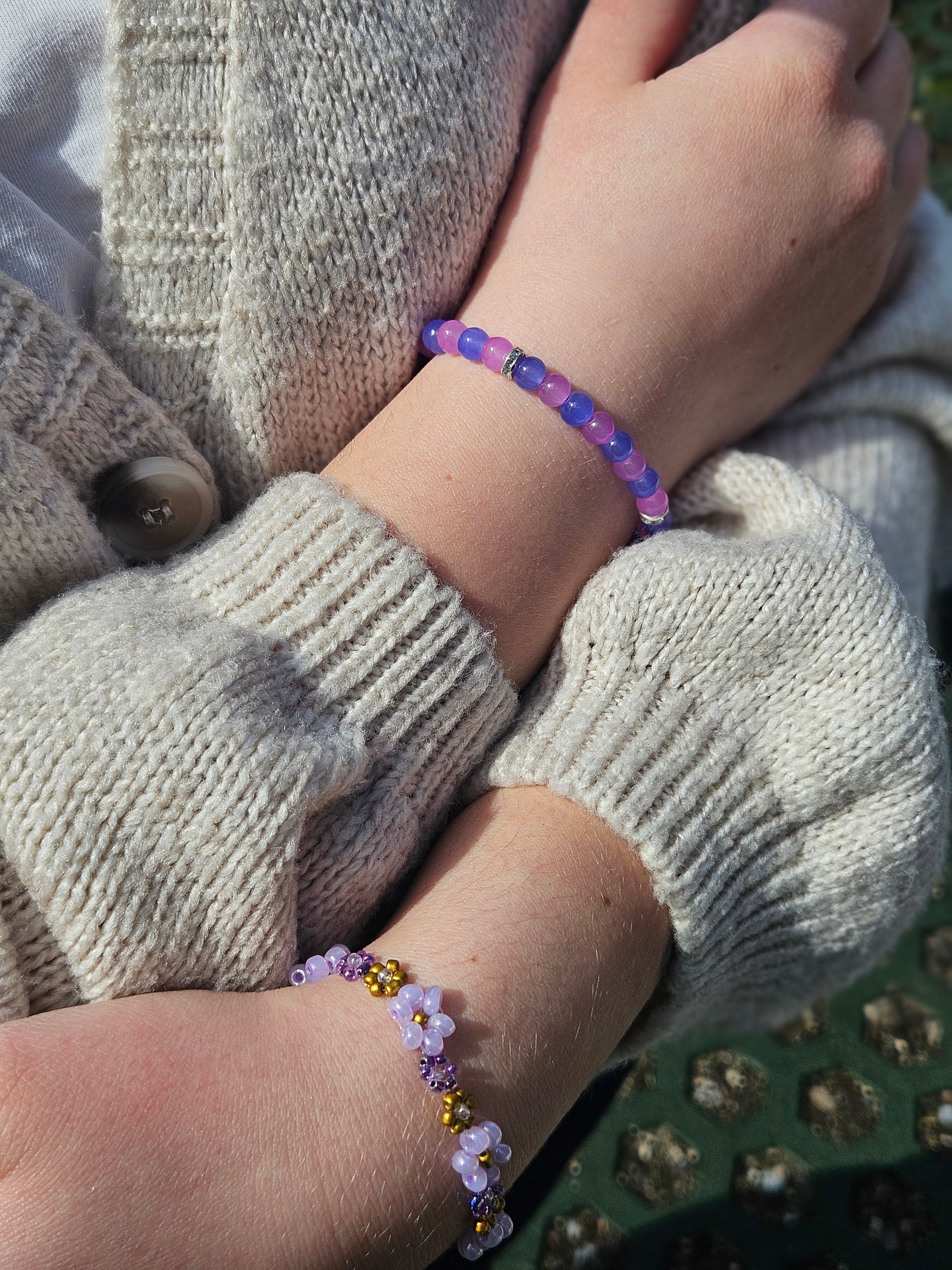 Simple Bracelet blue purple