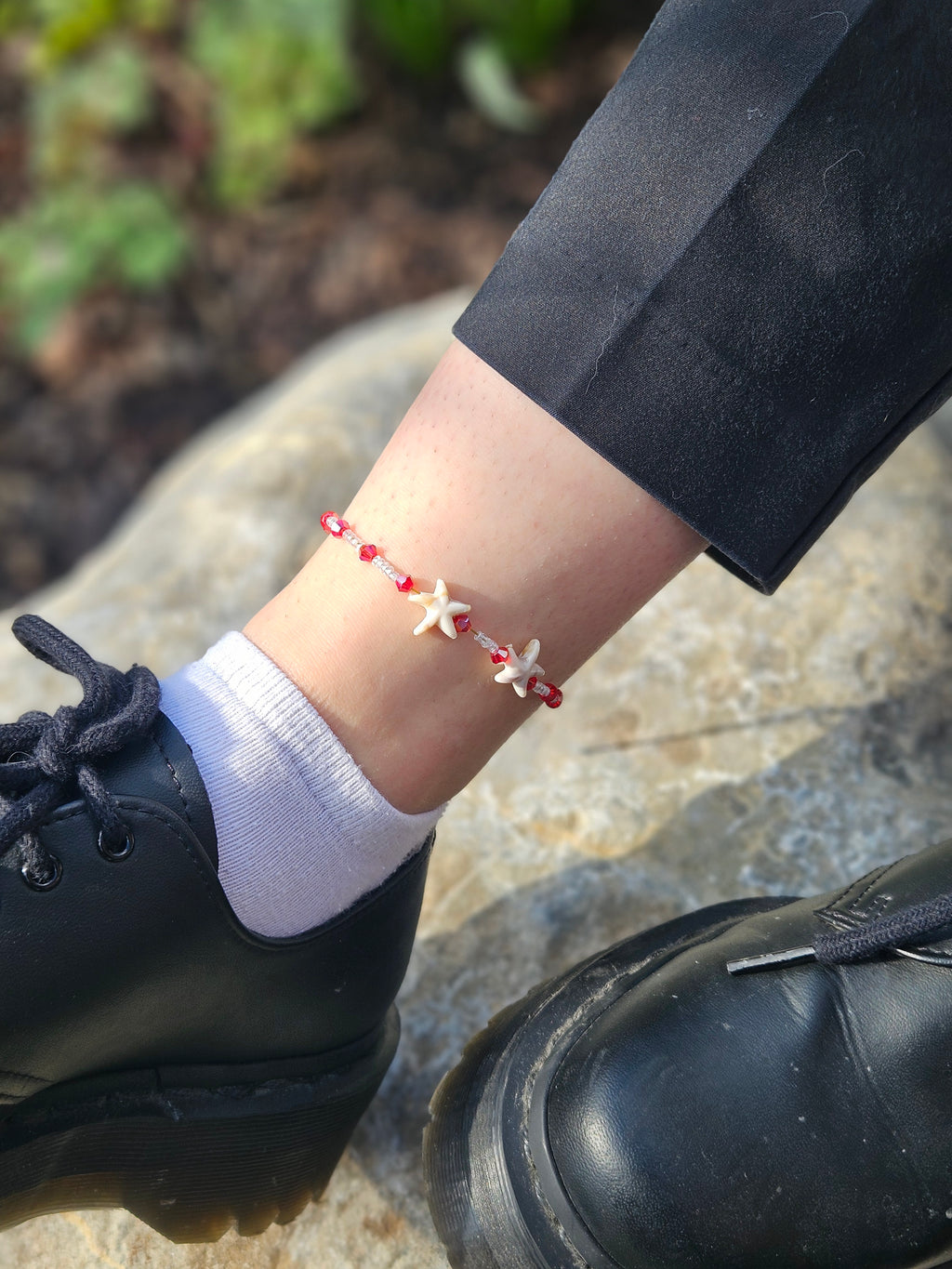 Red Diamond Anklet