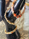 Orange wooden Set