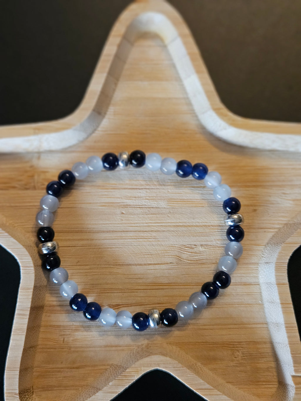 Men's Bracelet blue grey