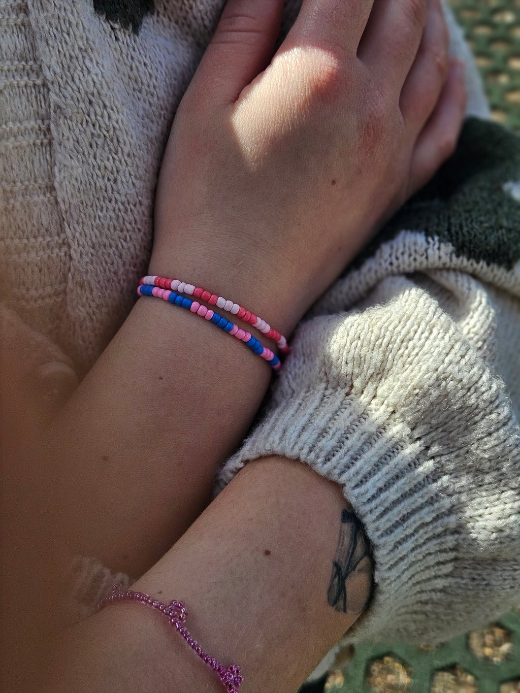 Simple Bracelet blue pink
