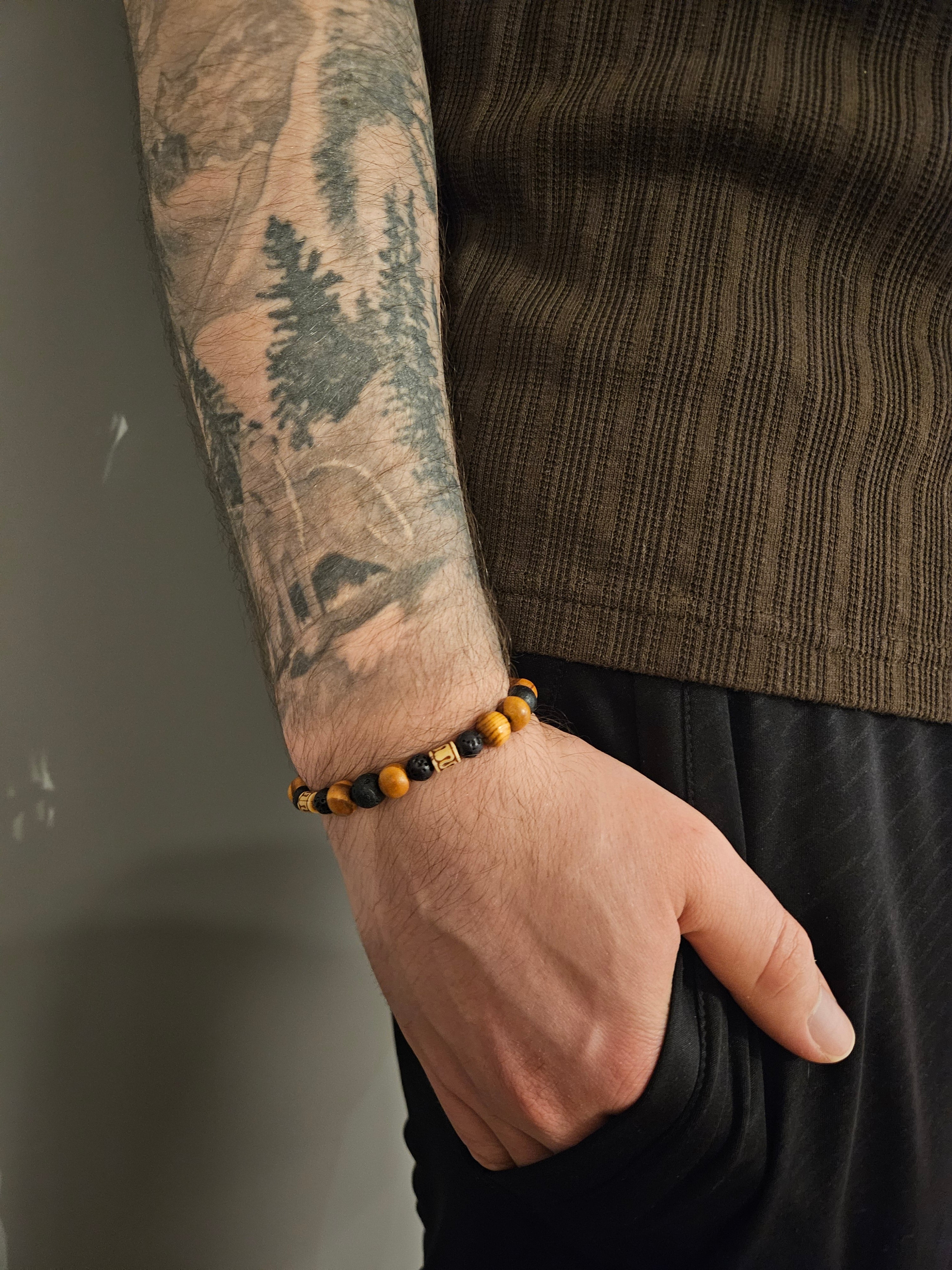 Wooden Men's Bracelet
