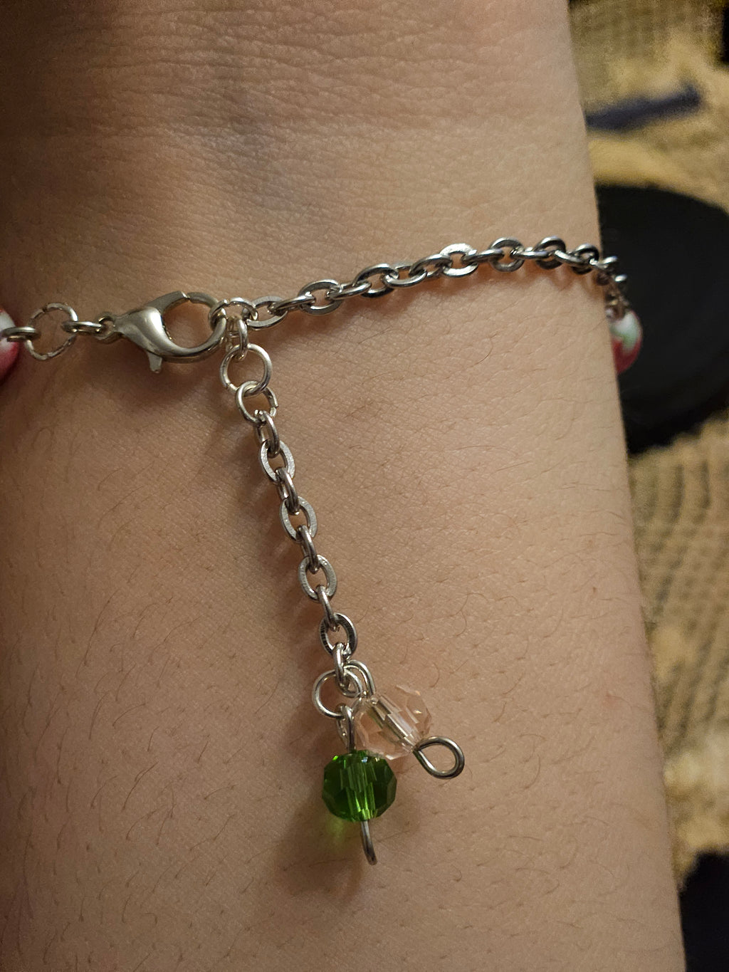Green Rose Bracelet