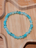 Simple Bracelet shiny blue