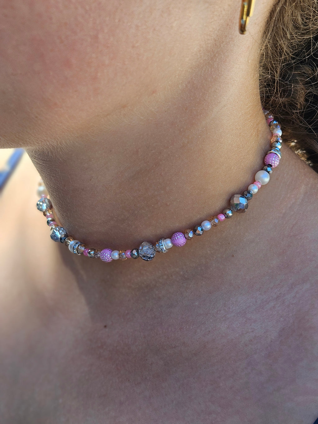 Diamond Rose Necklace