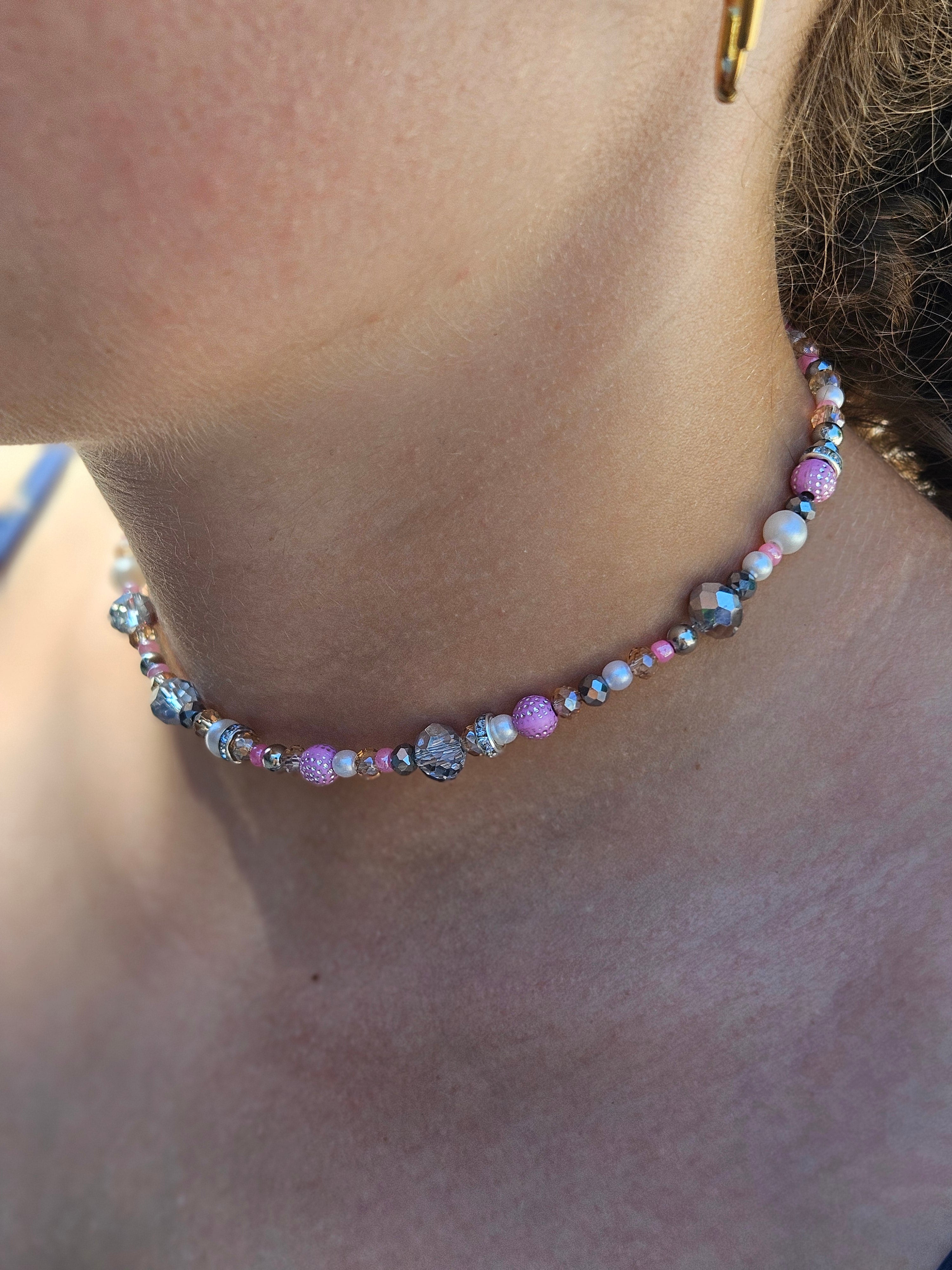 Diamond Rose Necklace