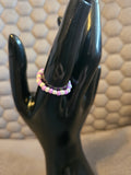 Purple White Ring