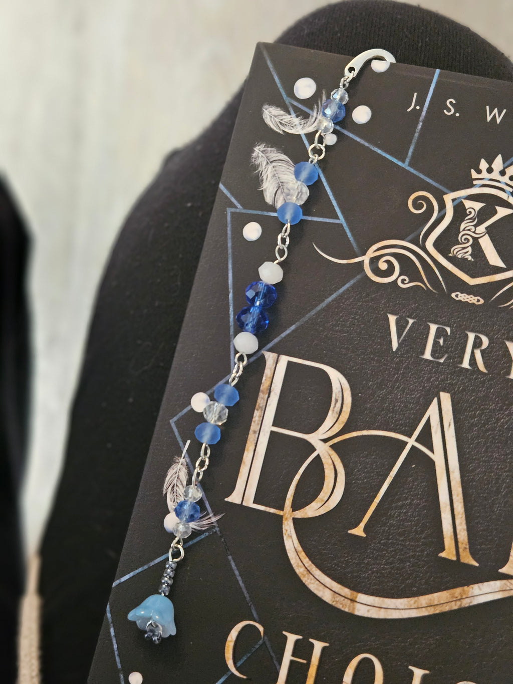 Blue bloom bookmark