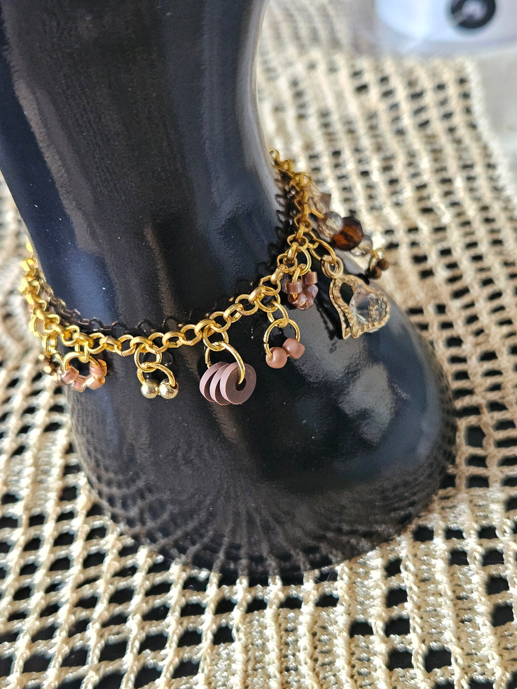 Mini Charms Bracelet brown