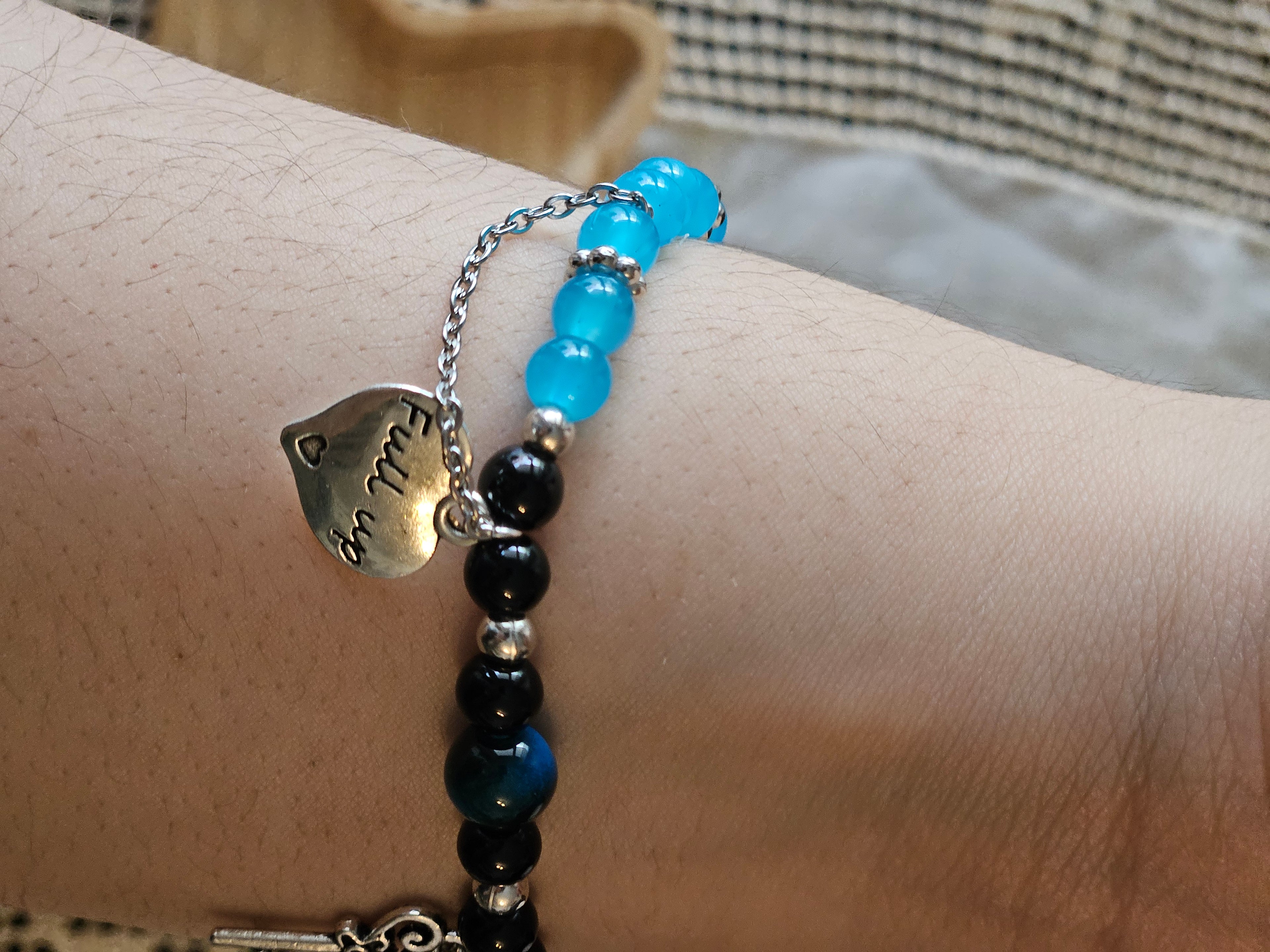 Blue Heart Bracelet