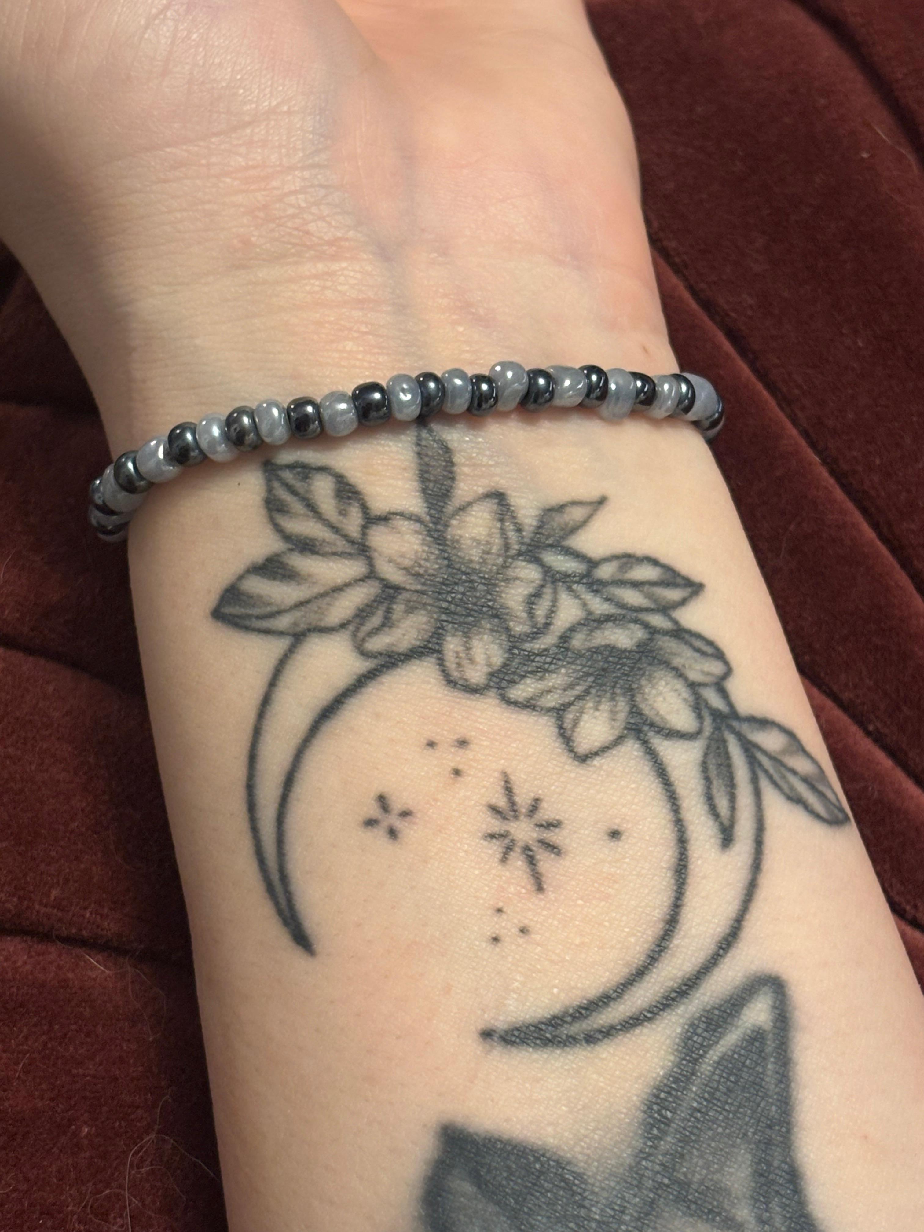 Simple Bracelet Black grey
