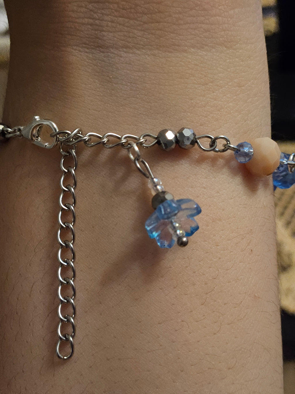 Blue Rose Diamond Bracelet