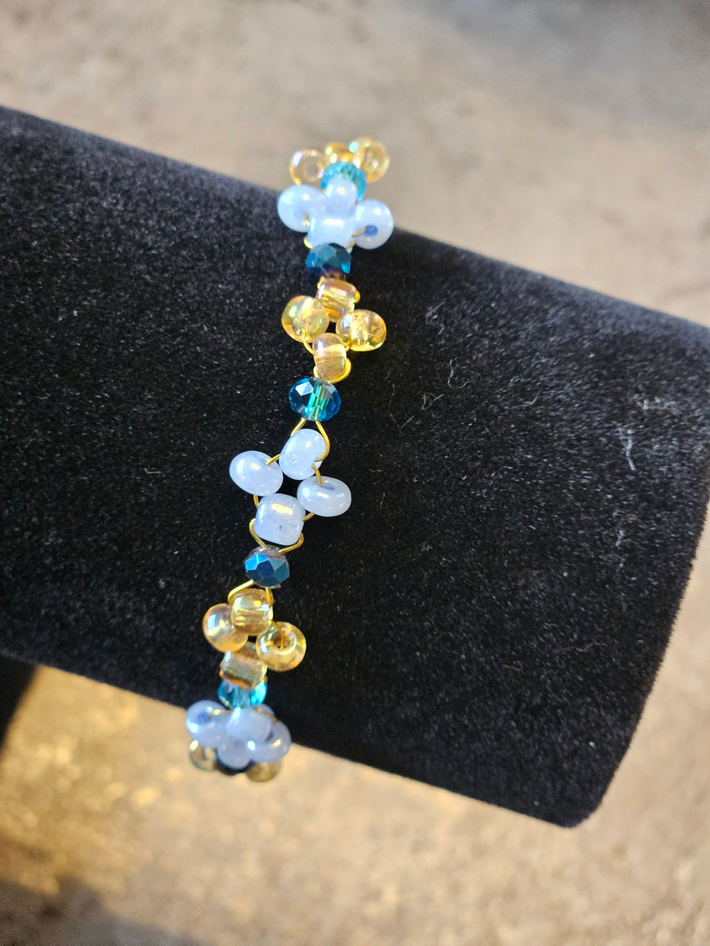 Golden blue Bracelet