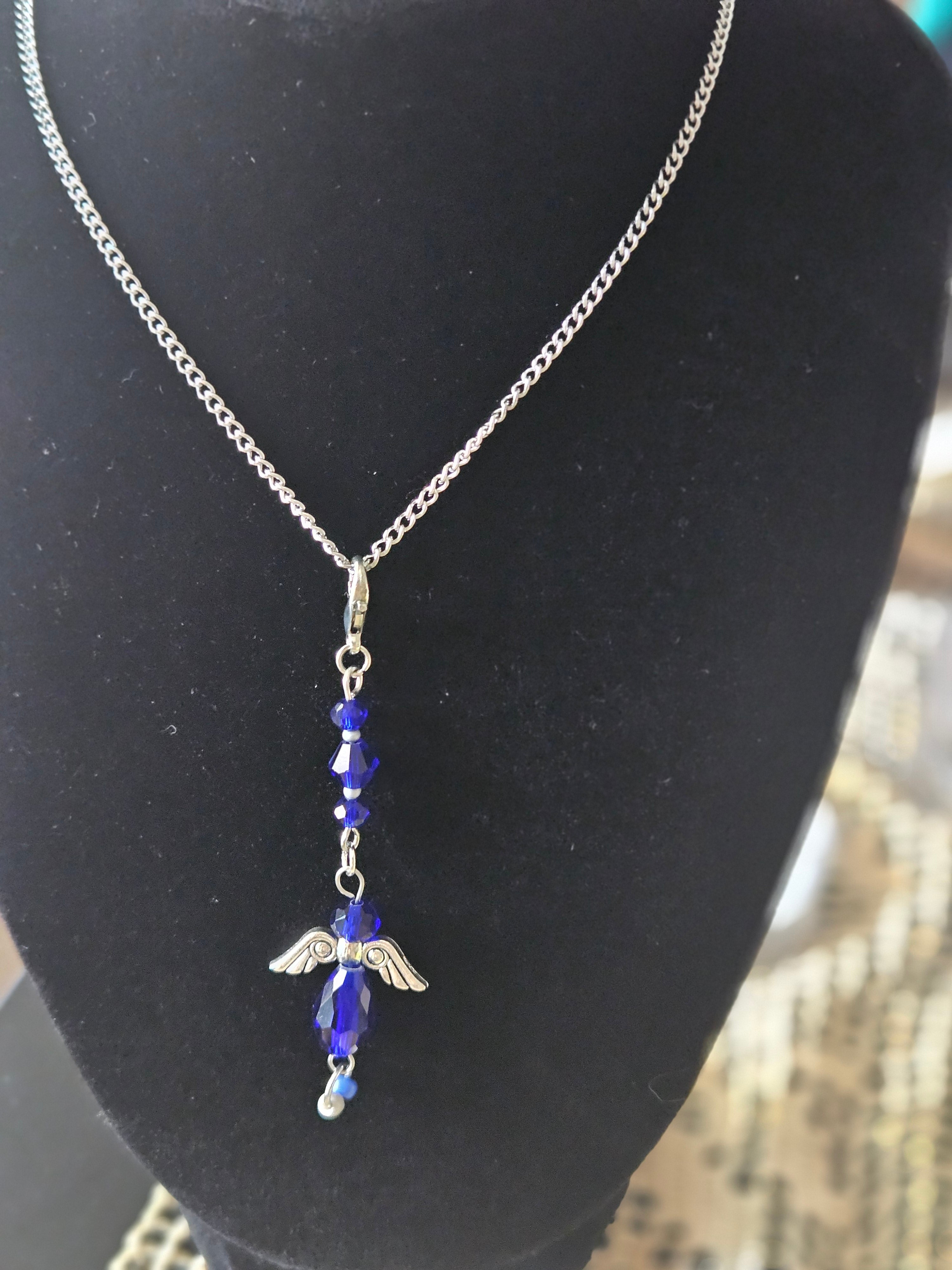 Blue diamond angel