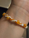 Orange swirl Bracelet
