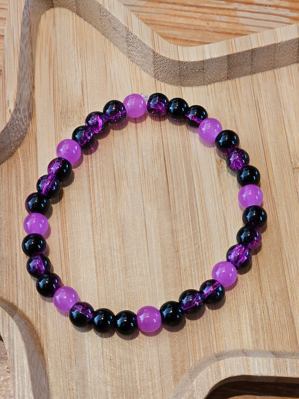 Simple Bracelet Black pink