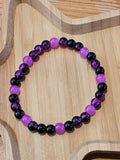 Simple Bracelet Black pink