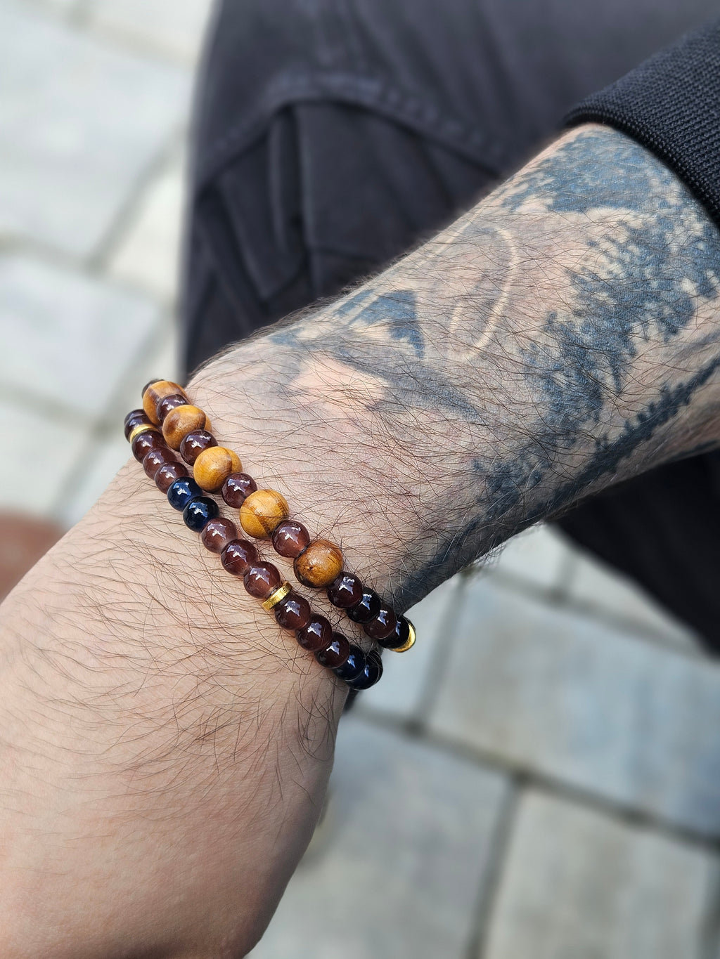Men's Bracelet simple brown