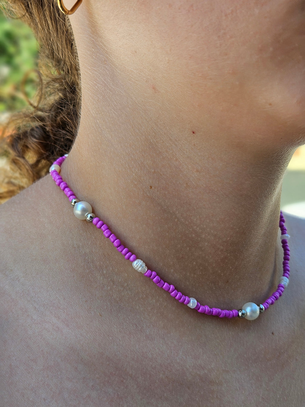 Purple Heart Necklace