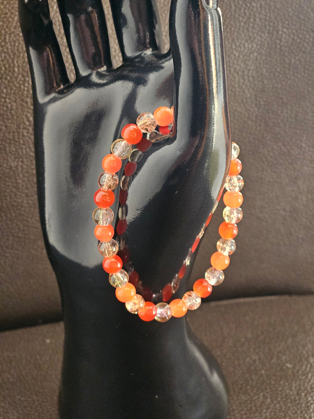 Simple Bracelet bright orange