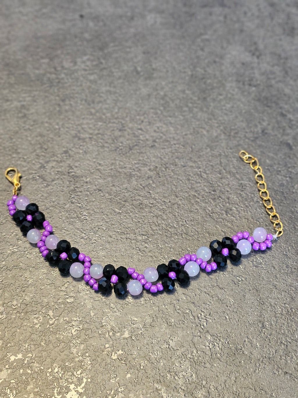 Black and purple Bracelet