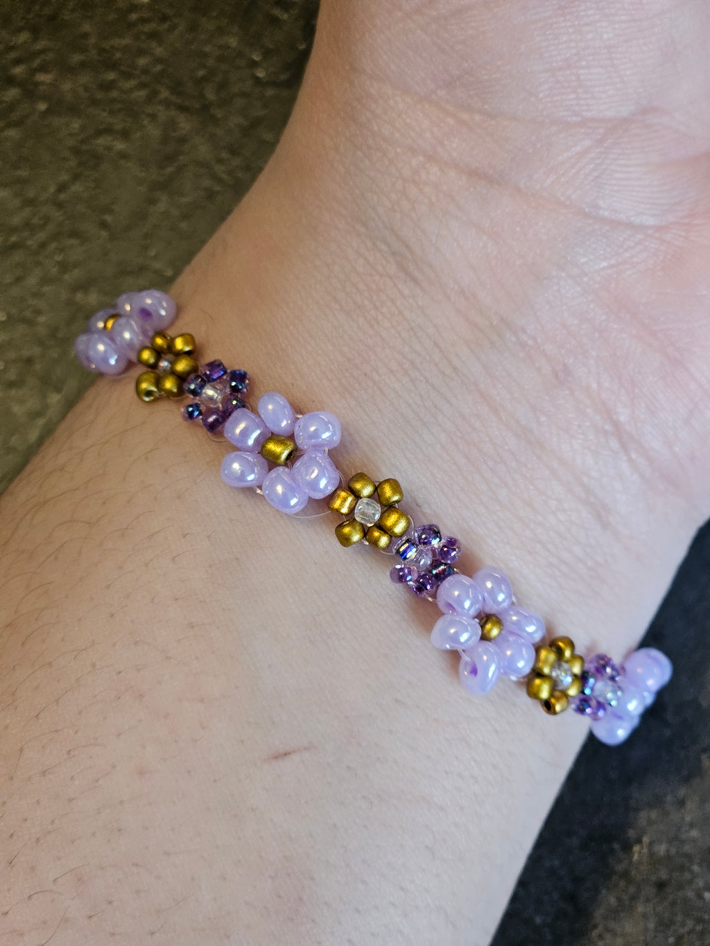 Purple gold Daisy