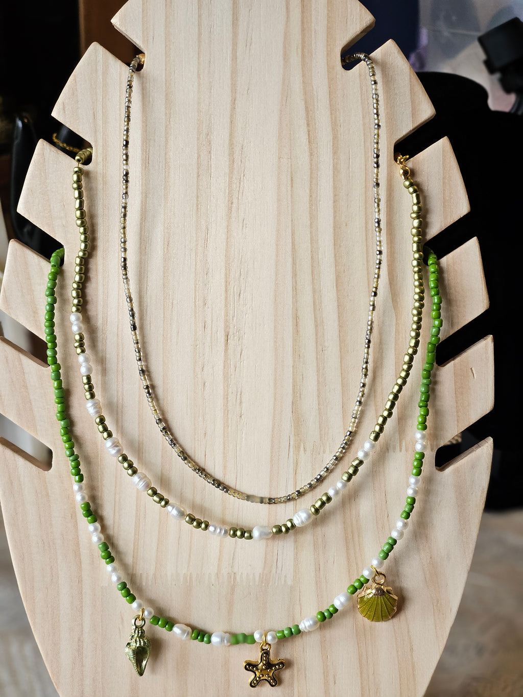 Green Necklace Set