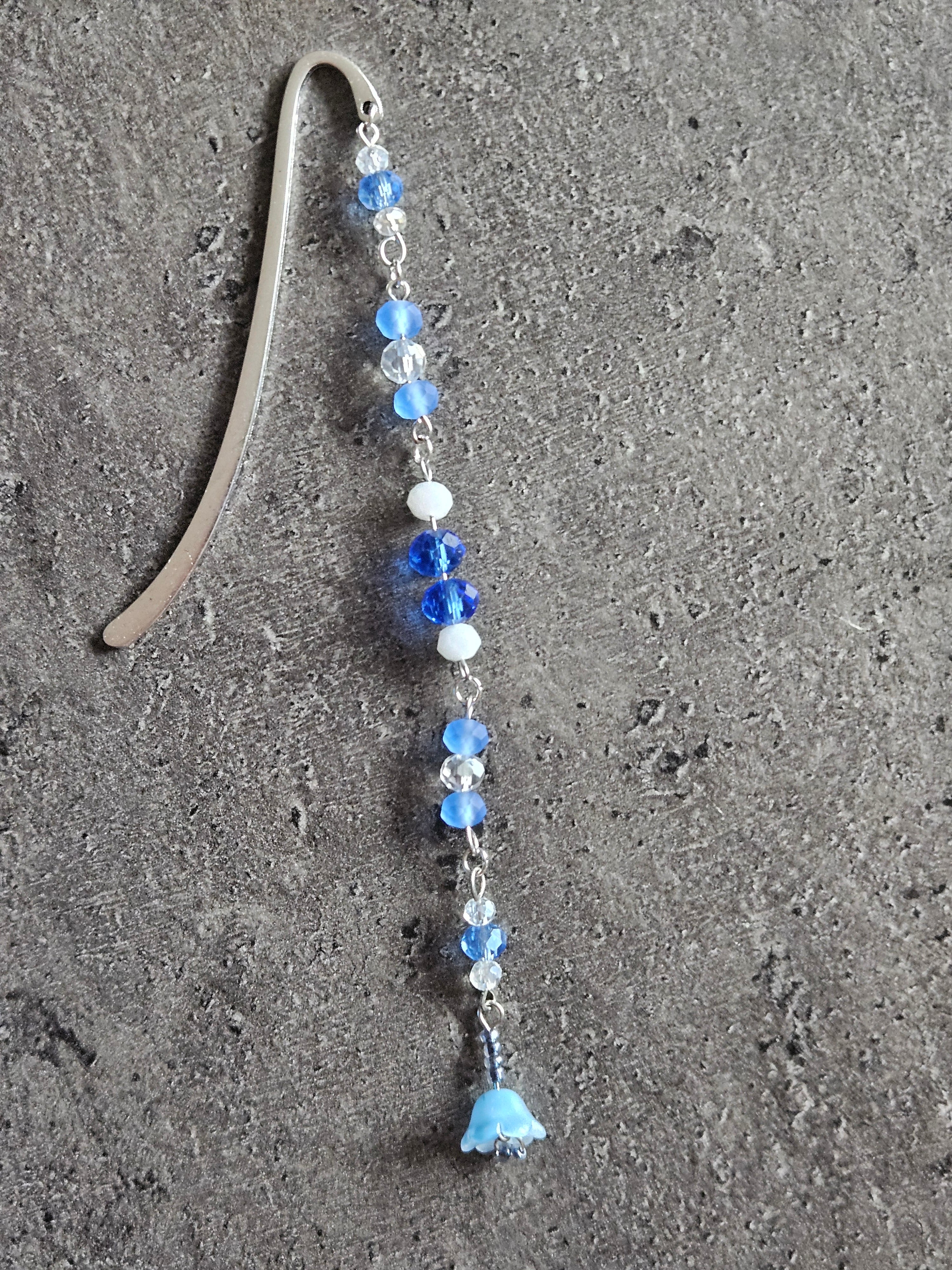 Blue bloom bookmark