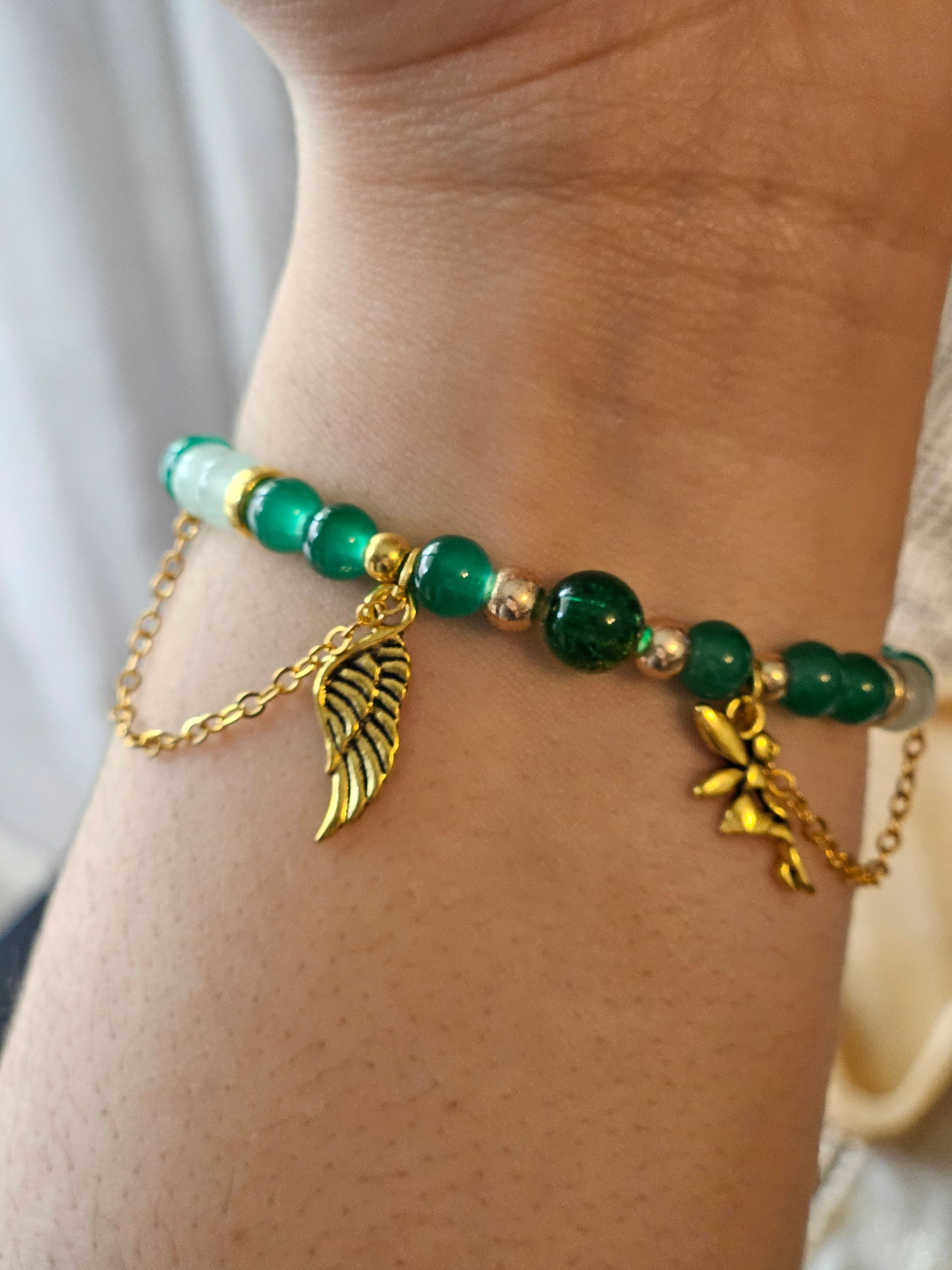 Green gold fairy