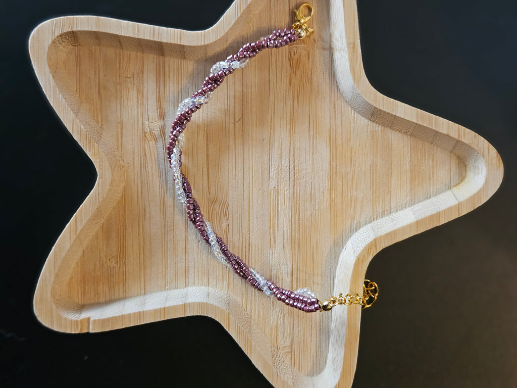 Swirly purple Bracelet