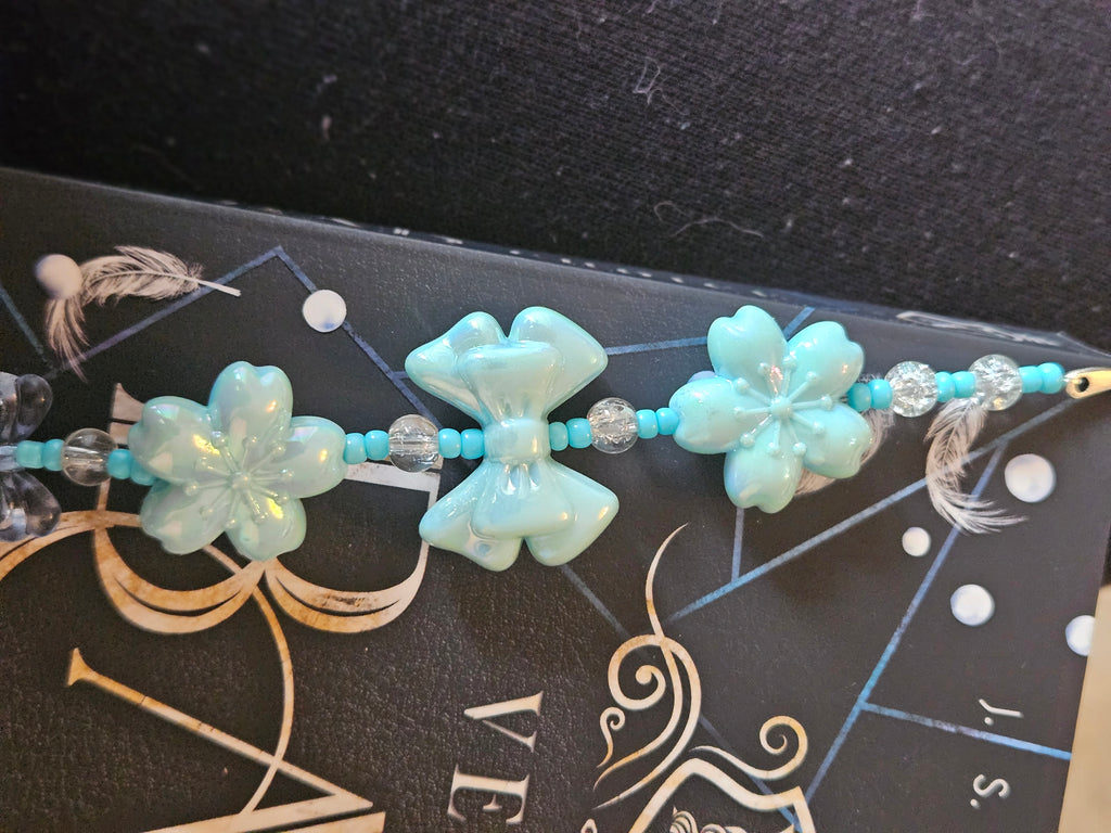 Blue Bow bookmark