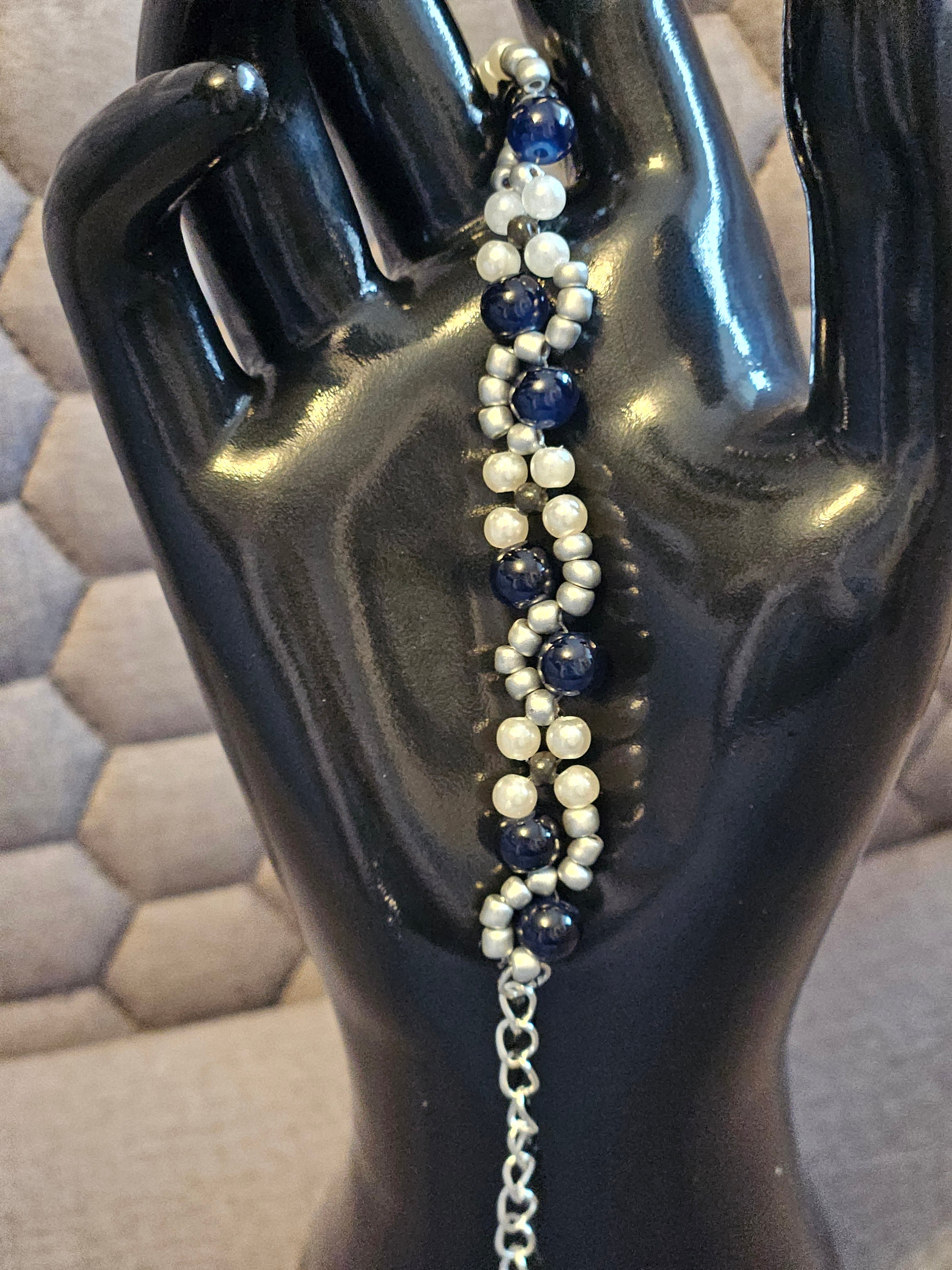 Darkblue Chrome Bracelet