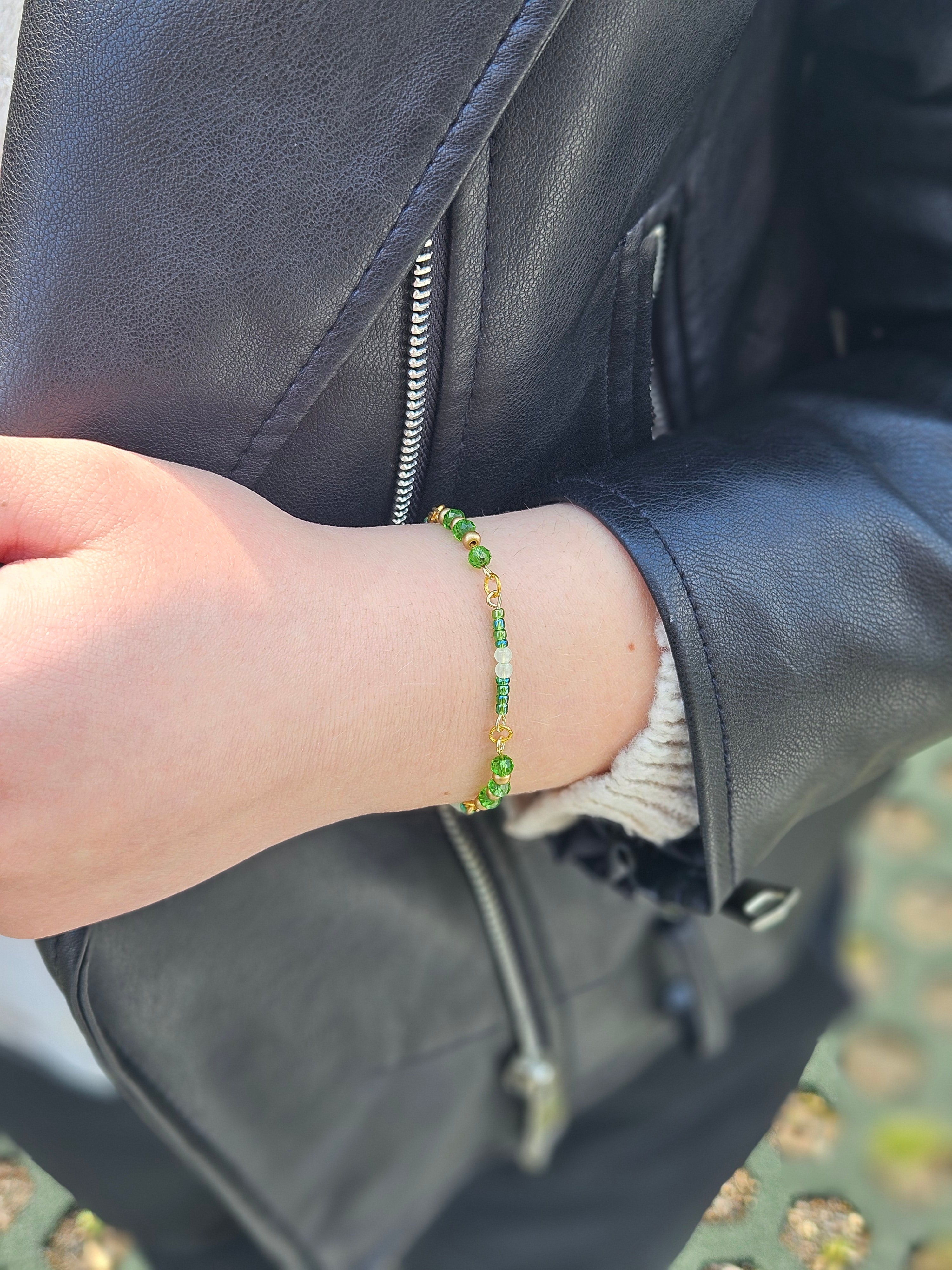 Green golden Bracelet