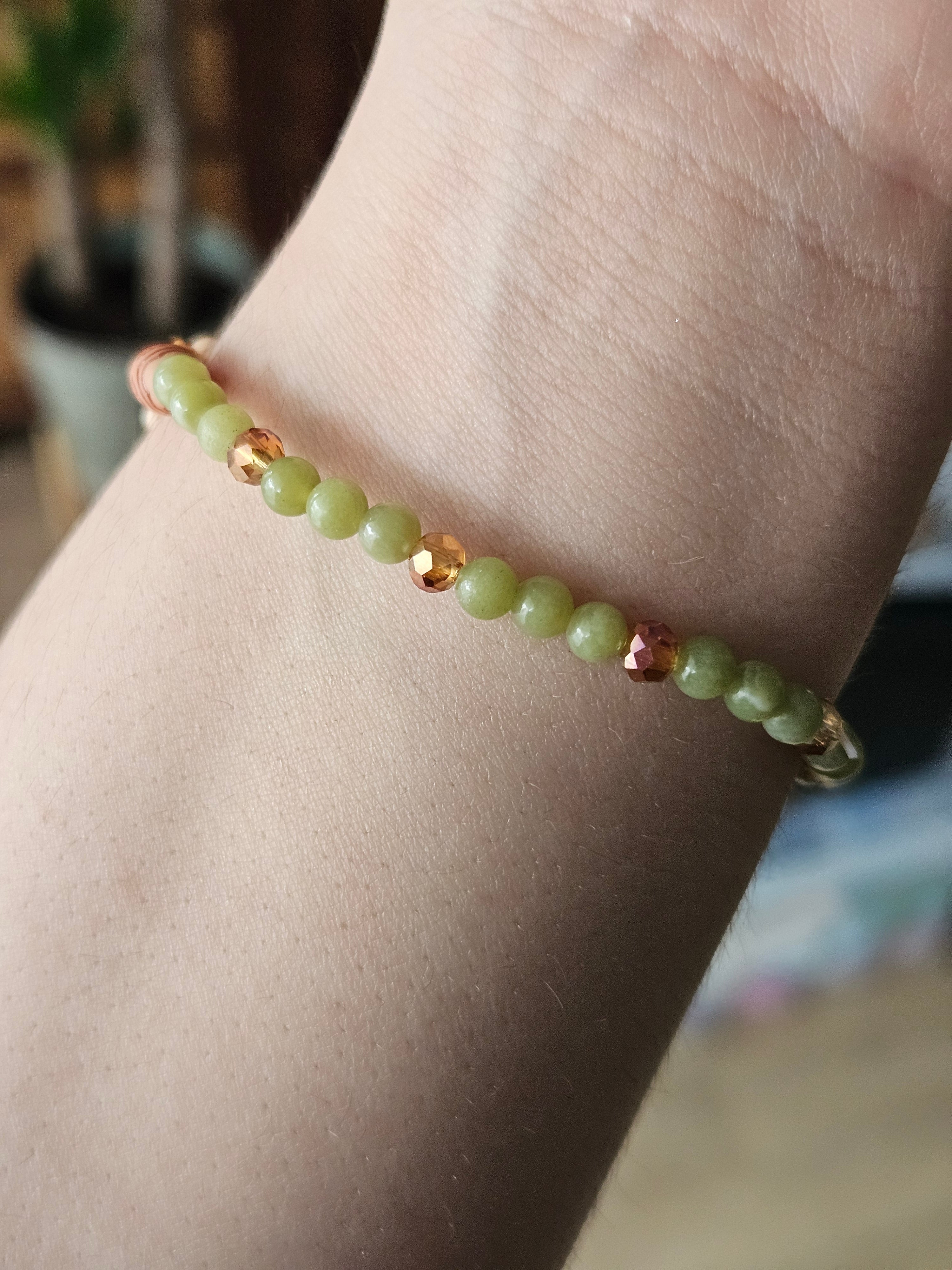 Green Bloomy Bracelet