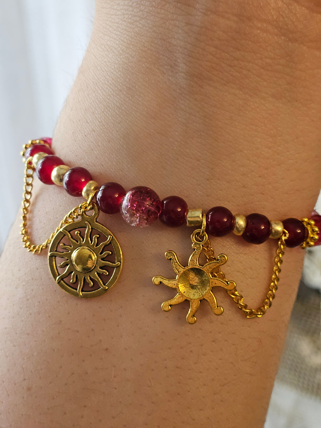 Red gold Sun