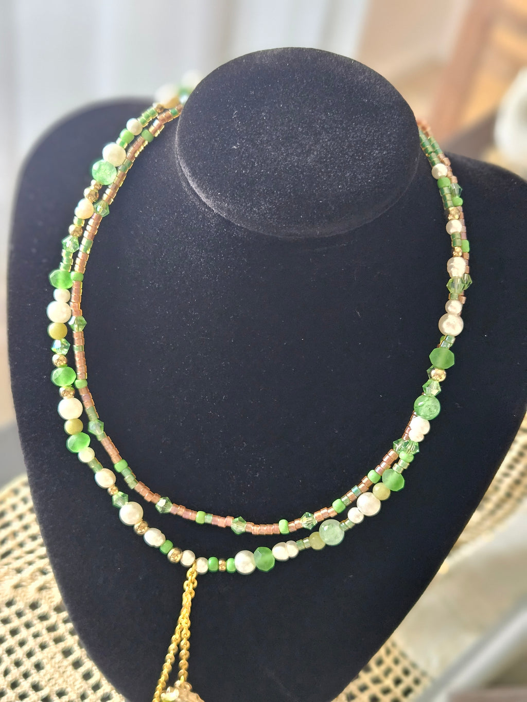 Green shell Necklace