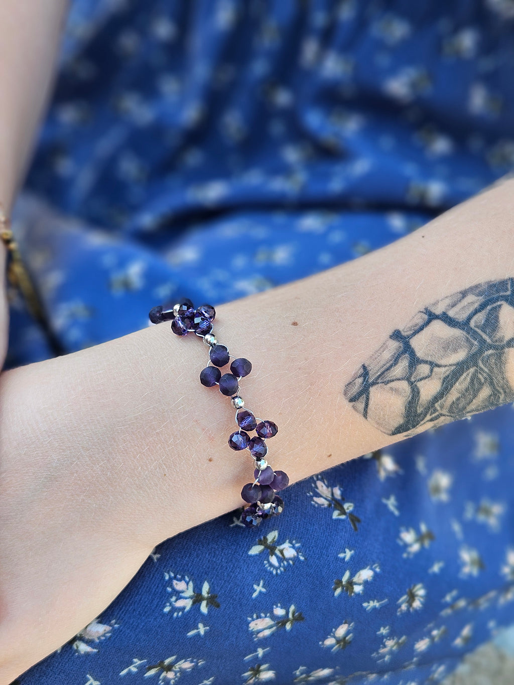 Elegant dark purple Bracelet