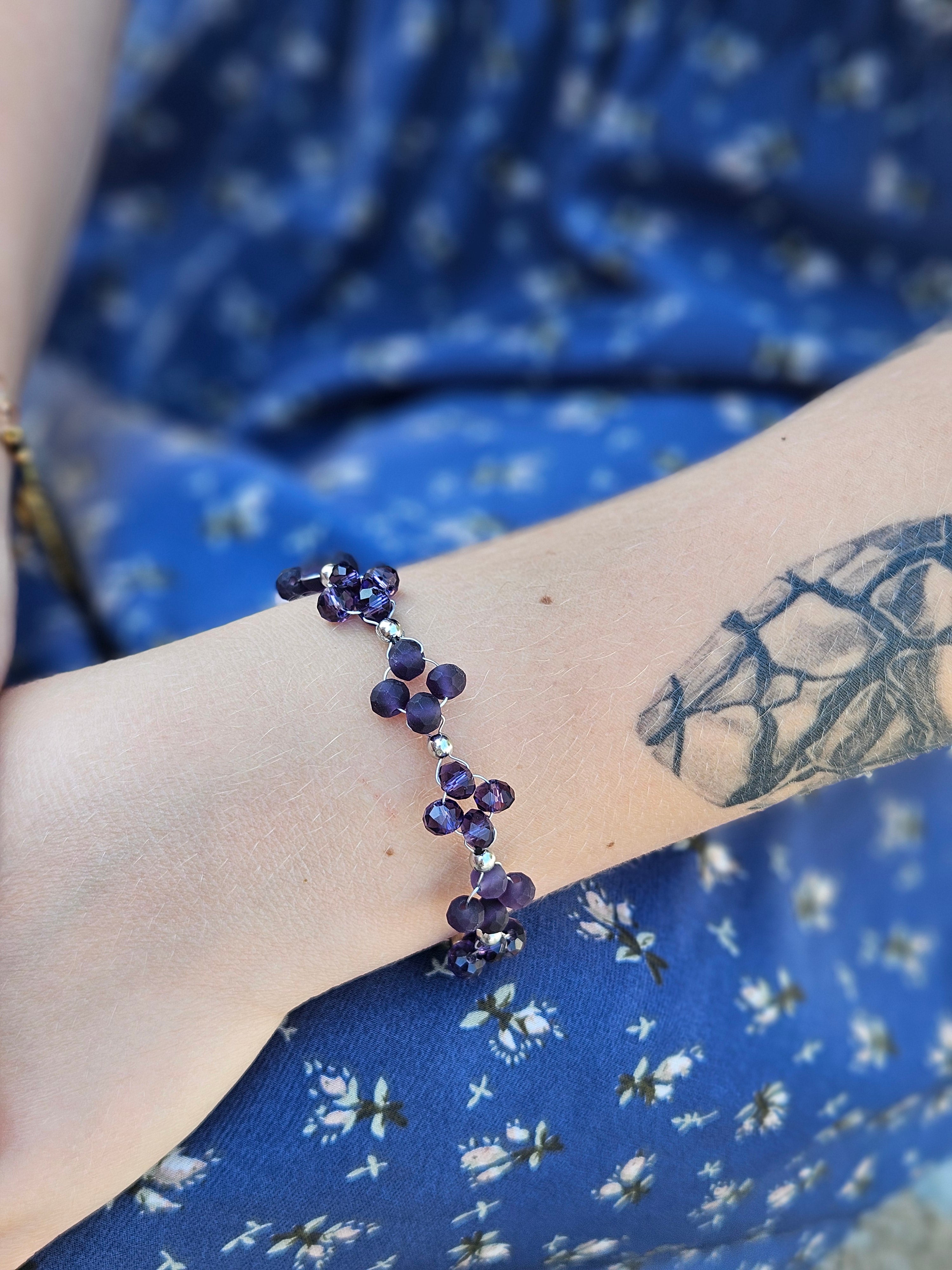 Elegant dark purple Bracelet
