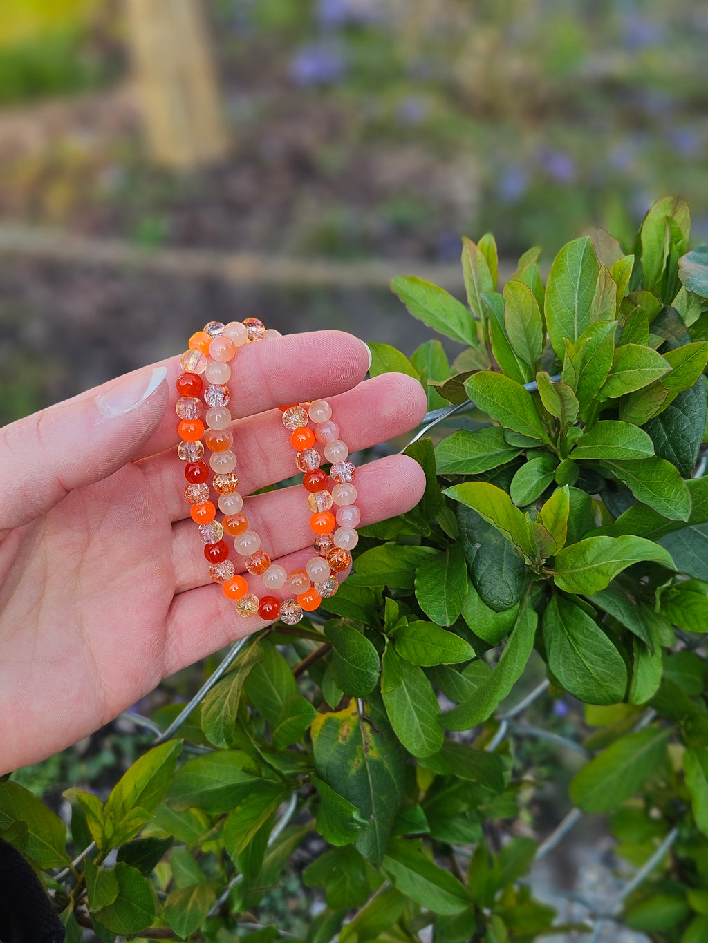 Simple Bracelet bright orange
