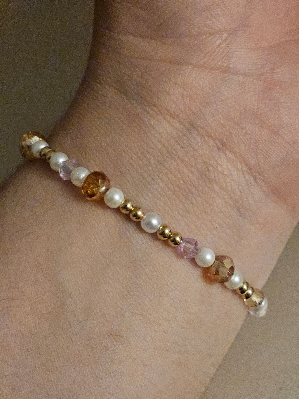 Rose Bracelet Letter S