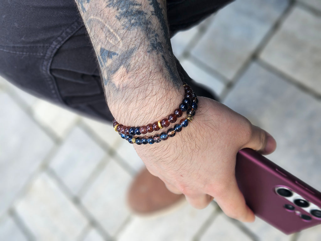 Men's Bracelet simple brown