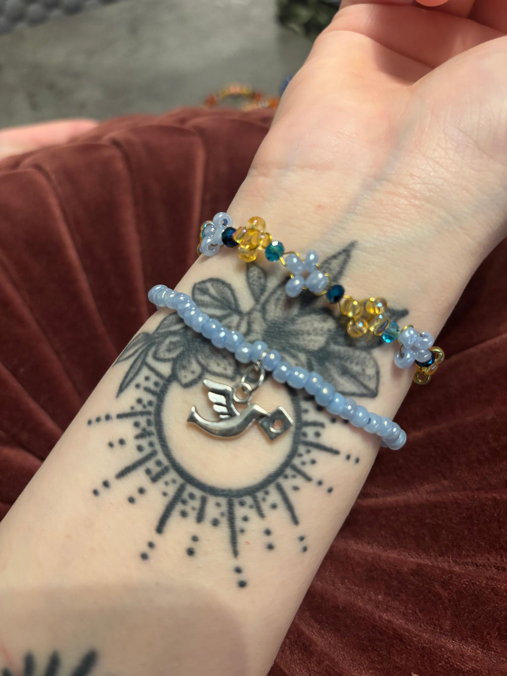 Golden blue Bracelet