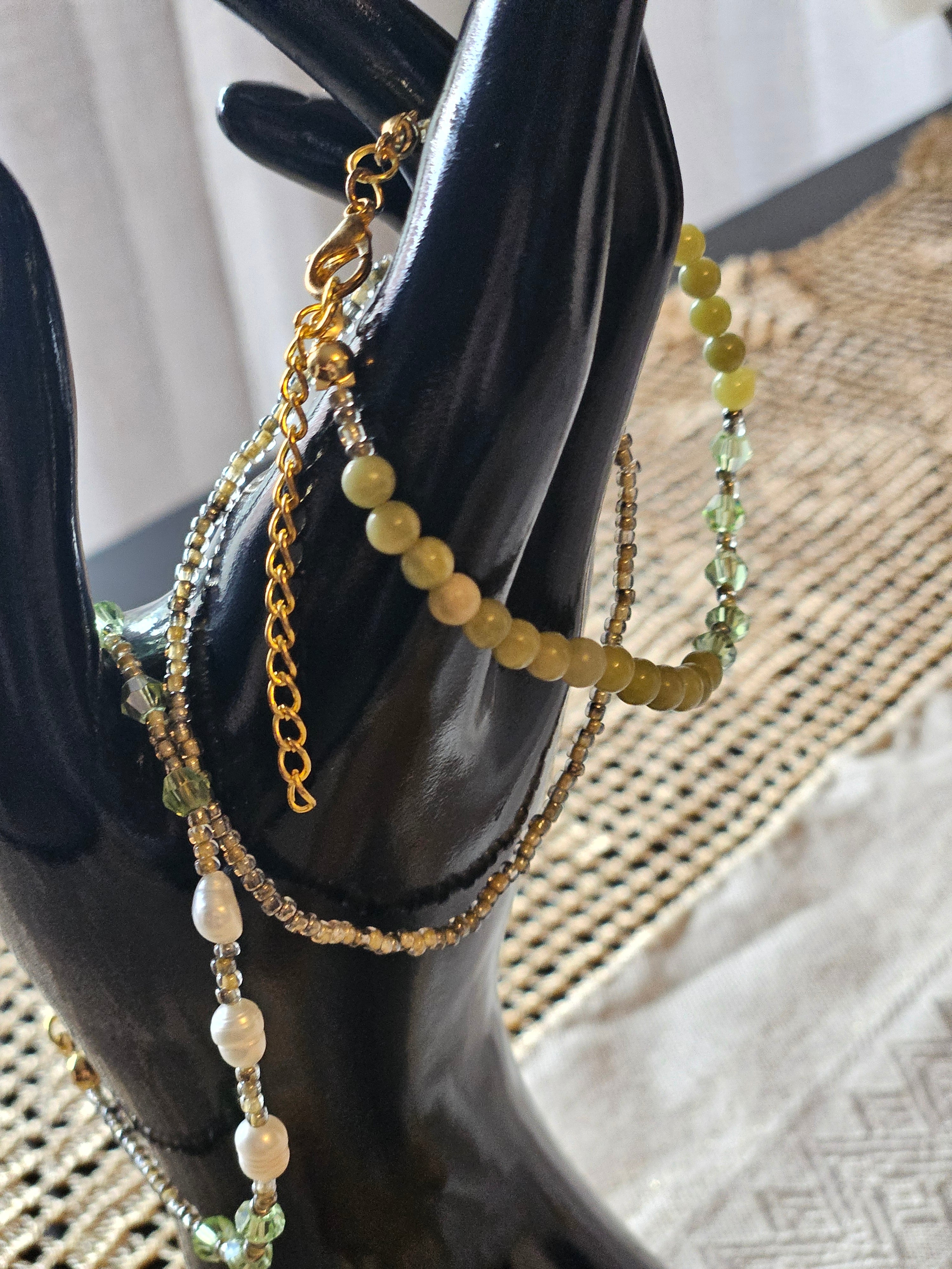Green Bracelet Set