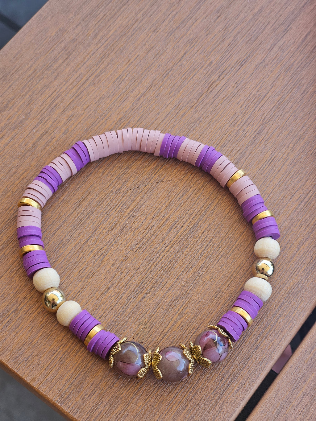 Purple Rose Bracelet