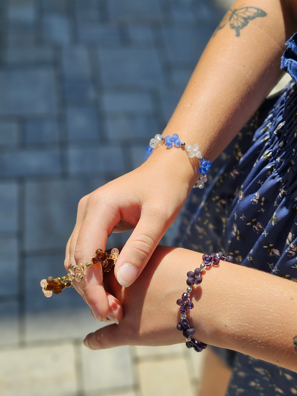 Elegant dark purple Bracelet