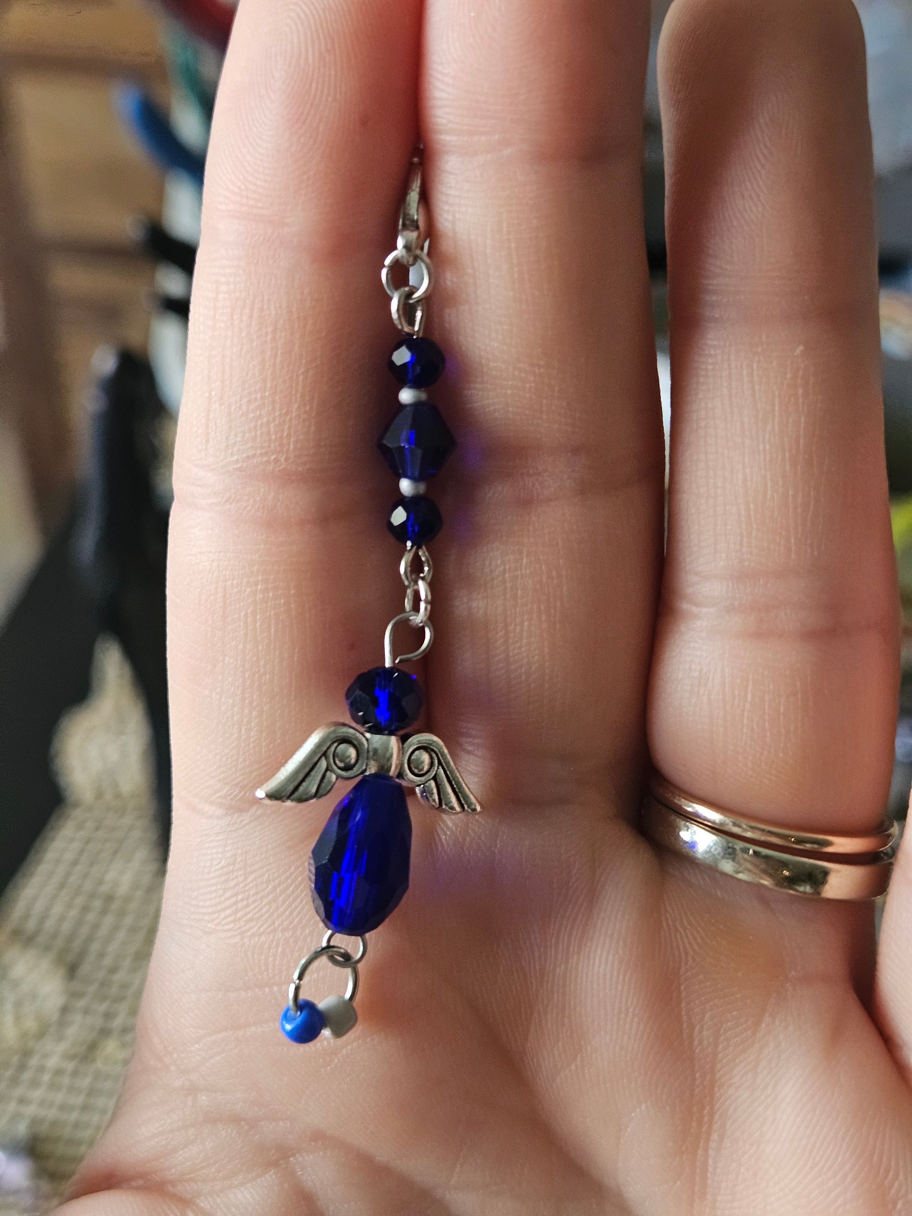 Blue diamond angel